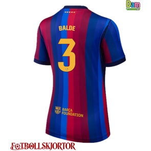 Barcelona Alejandro Balde #3 Hemmatröja Dam 2026-27 Kortärmad